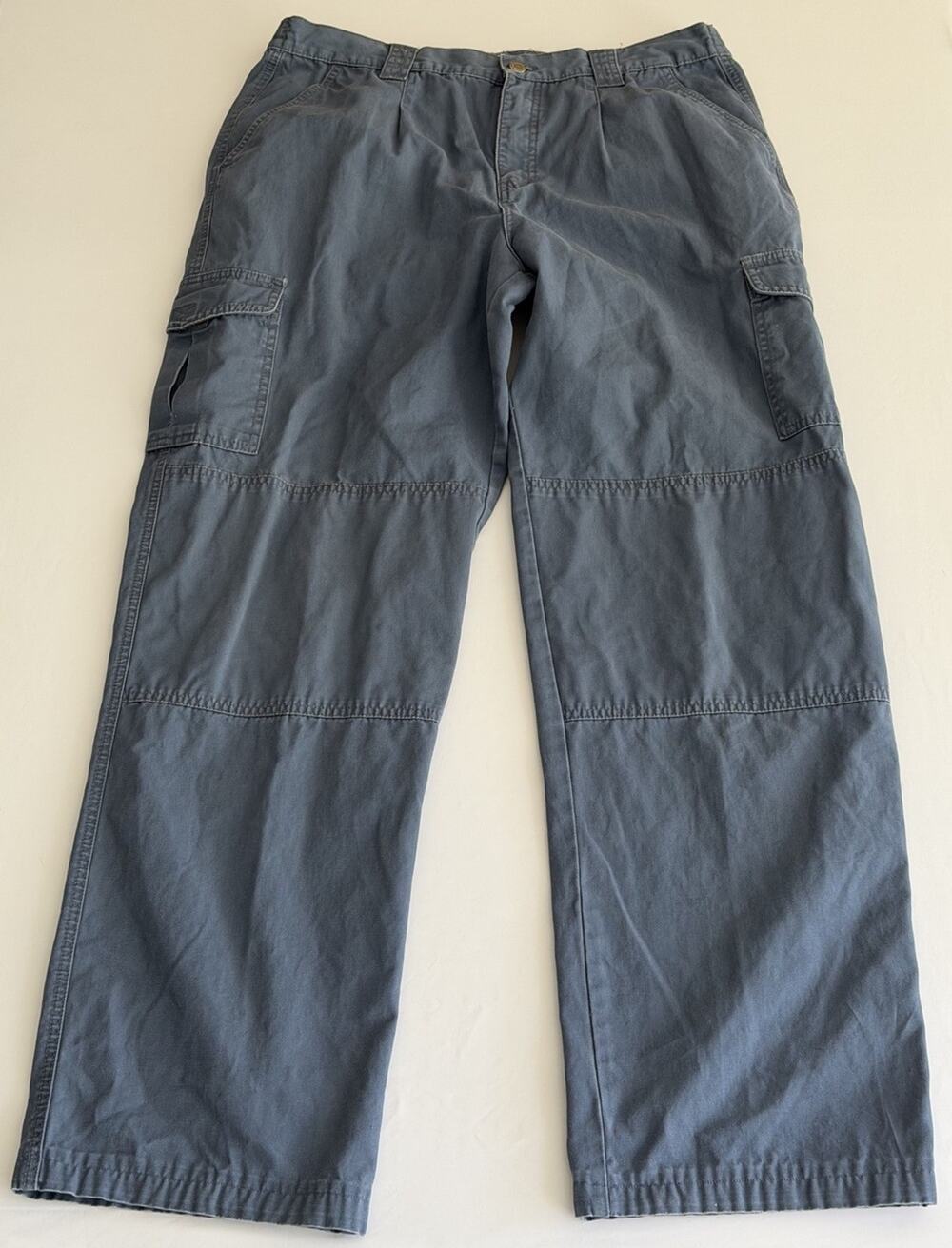 Cabelas Trail Hiker Cargo Pants Womens Size 16 Blue Hiking Outdoor Utility